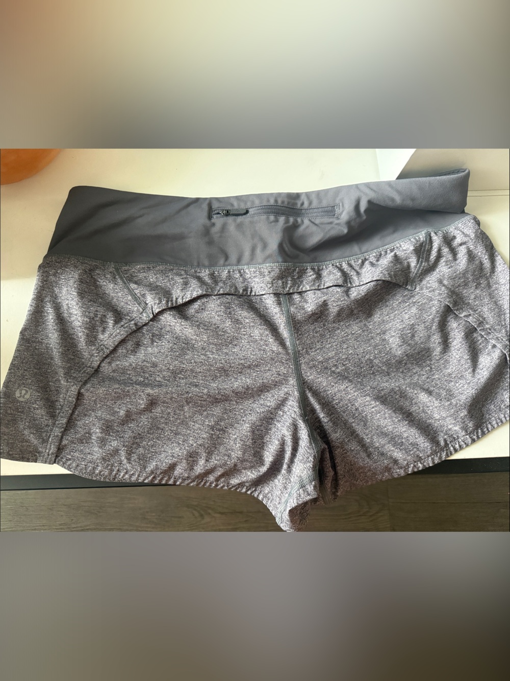 Lululemon Grey Speed up Shorts
